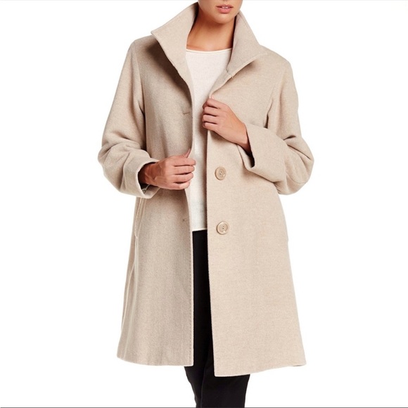 Cinzia Rocco Due Alpaca Wool Button Coat Jacket Long 14 - Picture 13 of 13